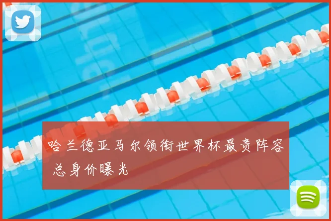 哈兰德亚马尔领衔世界杯最贵阵容 总身价曝光
